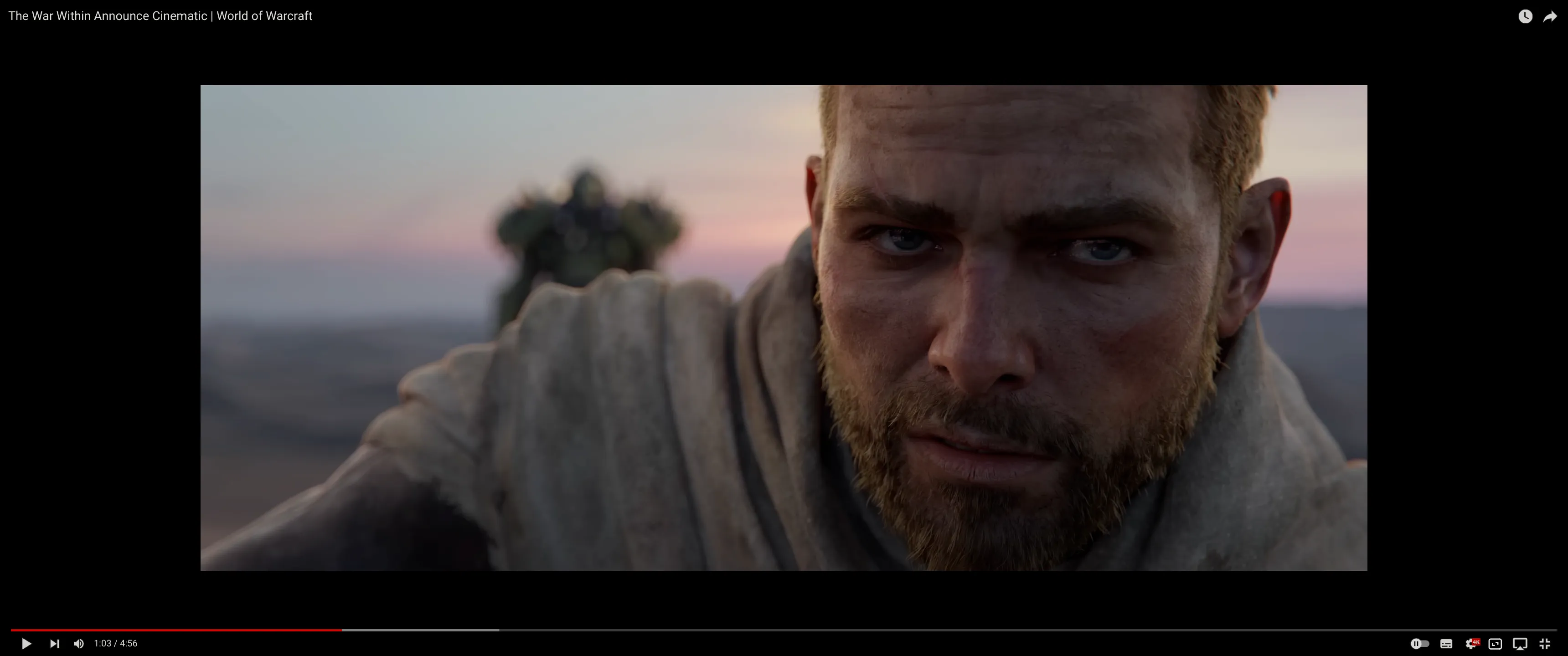 Before using Ultrawider - video with black bars